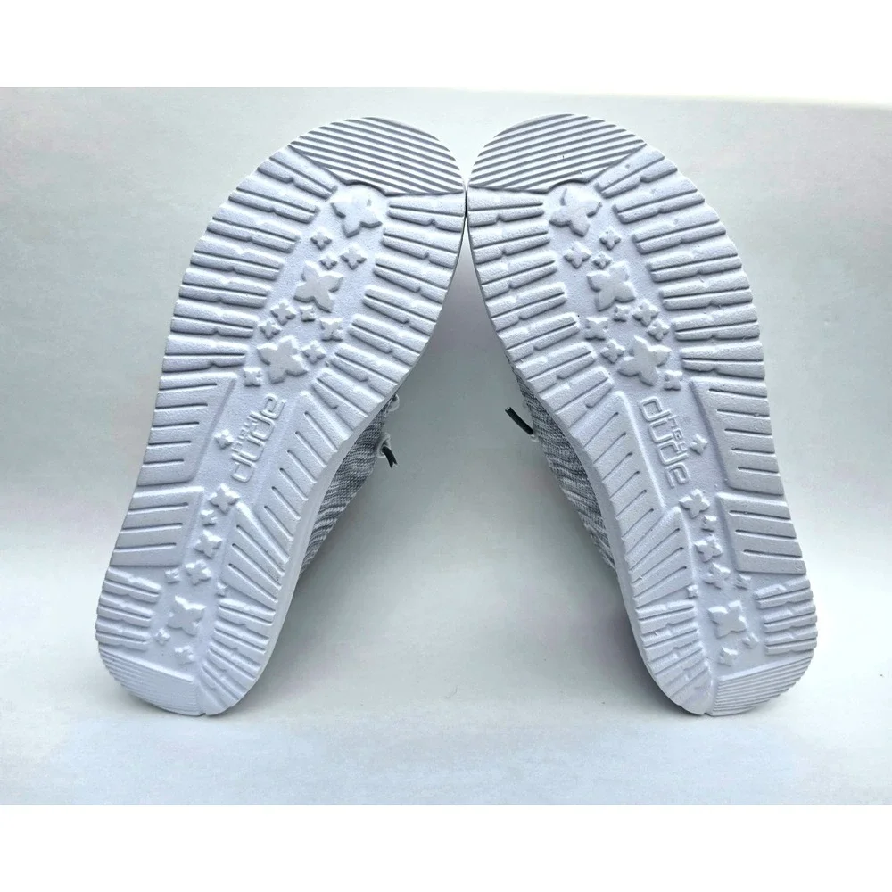 Hey Dude Wendy‎ Sox Glacier Grey Womens 5